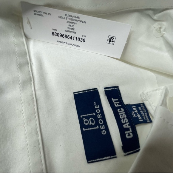 - George Classic Fit LS shirt Size XL (46-48) - Picture 13 of 14